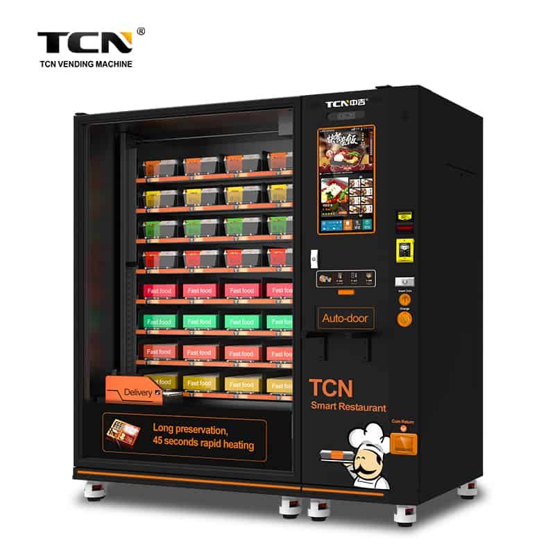 Máy bán đồ hộp nóng tự động màn hình cảm ứng