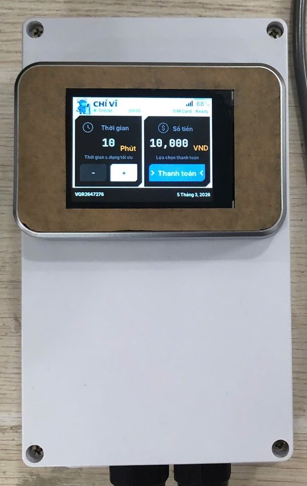 Thiết bị thanh toán QRBox của Chí Vĩ